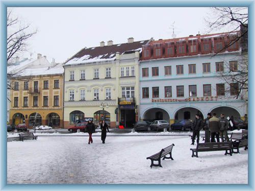The square in Frenstat pod Radhostem
