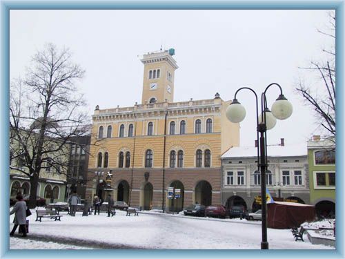 The square in Frenstat pod Radhostem