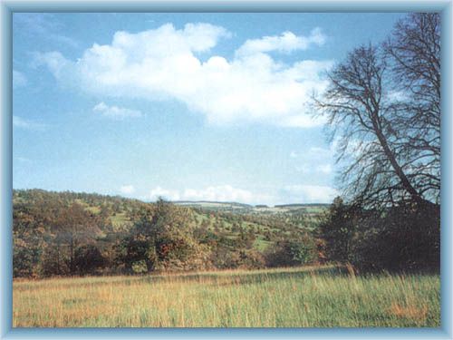 White Carpathians with mountain Kobyla