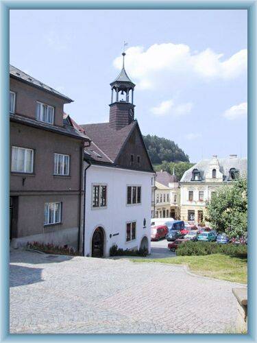 The town hall in Jablonn� nad Orlic�