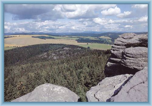 View from Broumovsk� rocks