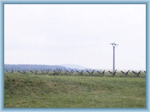 Sample of anti-tank barrier