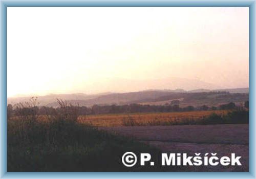 Sight of �ern� mountain from Trutnov