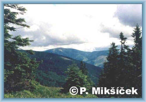 Sight of hill Mal� �i��k and ridge Koz� h�bety