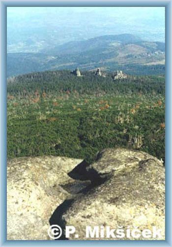 Polish side from the top of Poledn� rocks