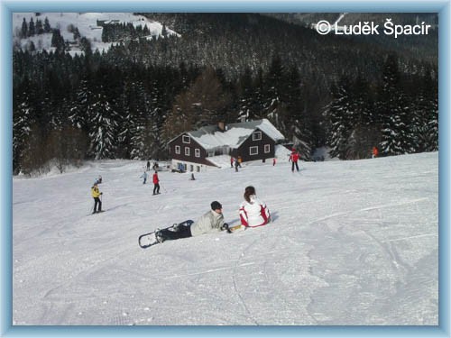Ski slope Smrk in Pec pod Snezkou