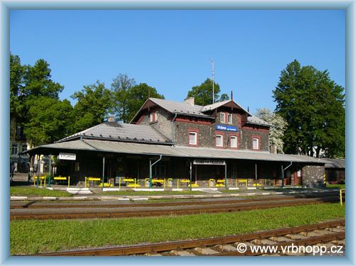Vrbno pod Prad�dem - Railway station