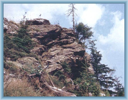 Rock on the top of Kamenn� hill