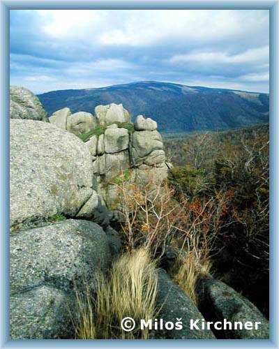 Mountain Smrk from rock Fr�dlantsk� cimbu��