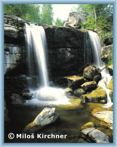 Watterfalls of stream Jedlov�