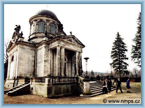 Monumantal crypt at cemetery in Nov� M�sto pod Smrkem