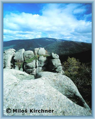 Rock-pots at rock Fr�dlantsk� cimbu��