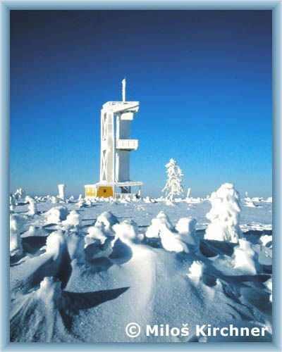 View-tower at mountain Smrk