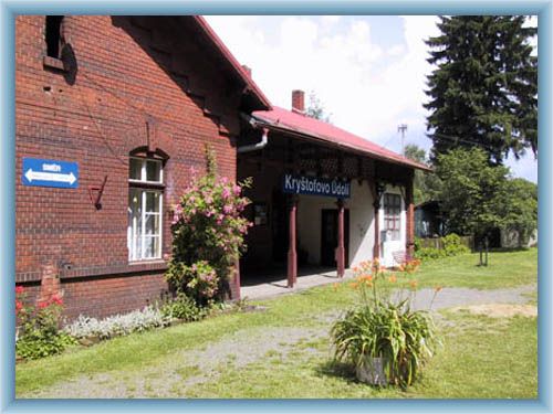 Railway station in Kry�tofovo �dol�