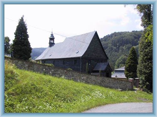 Wooden church in Kry�tofovo �dol�
