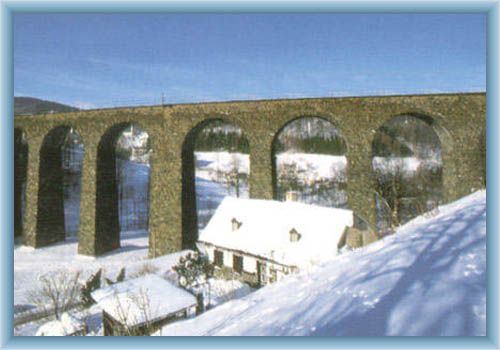 Railway viaduct in Kry�tofovo �dol�