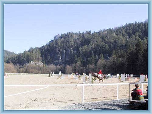 The ridding hall in V�emili