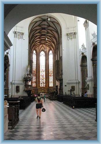 Brno - the catedrale of St. Petr and Pavel