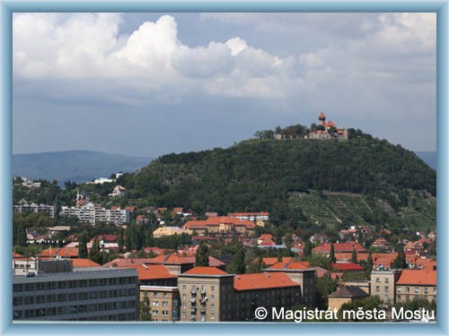 Most - View of castle Hn�v�n