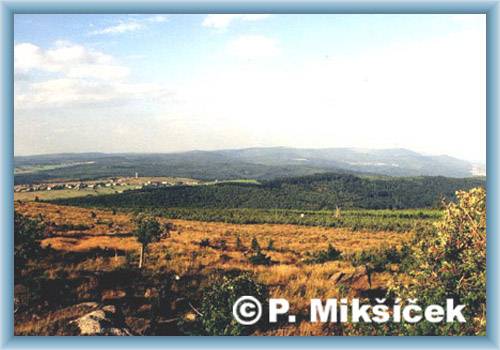 Ridge of Ore mountains with Nov� Ves