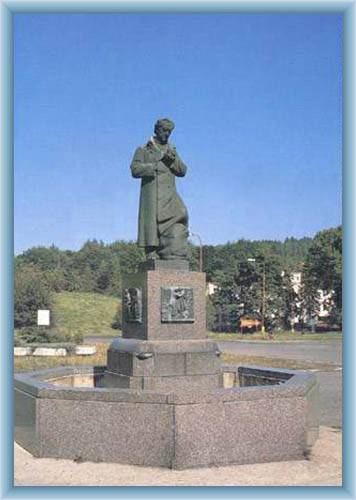 Monument of W.Goethe in A�