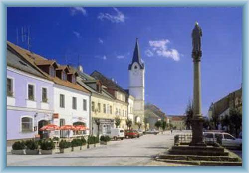 Town square in Ostrov