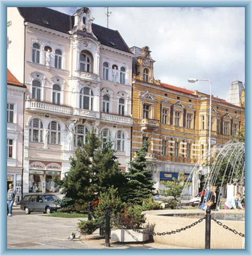 Bene�ovo square in Teplice