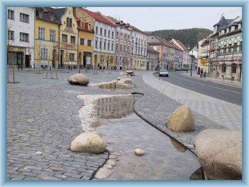 Town-square in Nejdek