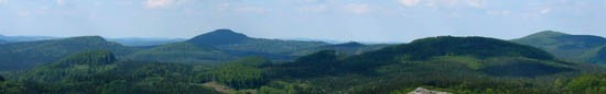 Lusatian mountains and Czech Switzerland