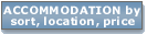 ACCOMMODATION by sort, location, price