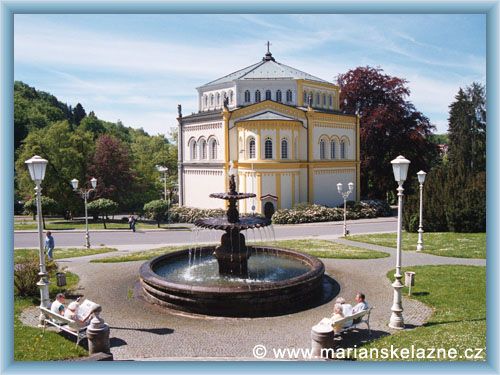 Marienbad - Geothe's town-square