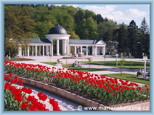 Marienbad - Colonnade of Rudolf�s spring