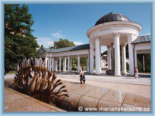 Marienbad - Colonnade of Rudolf�s spring