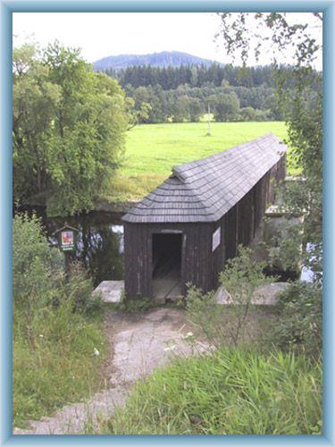 Wooden bridge near Lenora