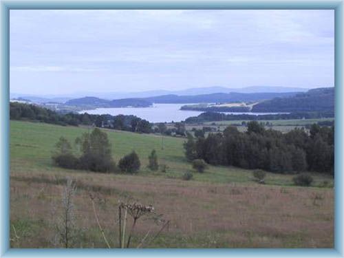 Dam lake Lipno