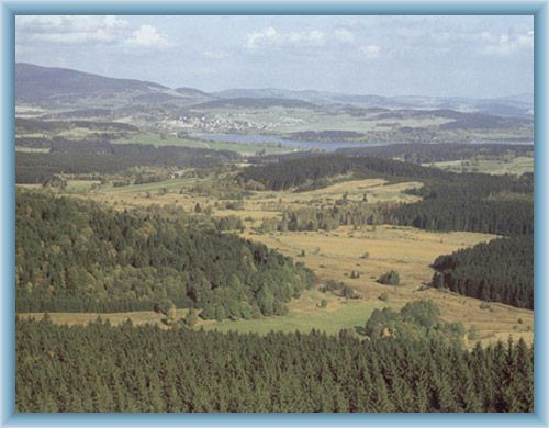 Sight of Lipno and Horn� Plan� from Moldanblick