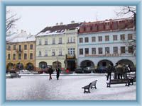 The square in Frenstat pod Radhostem