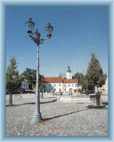 The town square in Frydek - Mistek