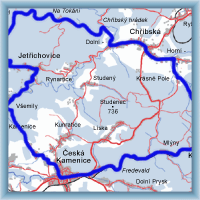 Cycling routes - The district of sandstone rocks