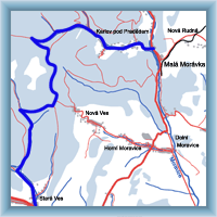 Cycling routes - From Malá Morávka to Rýmařov