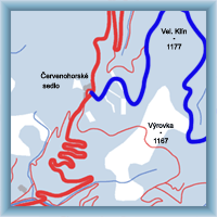 Cycling routes - From gap Červenohorské sedlo to gap Videlské sedlo