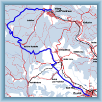 Cycling routes - From Vrbno pod Pradědem to Bruntál
