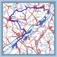 Cycling routes - From Bartošovice to Polanka nad Odrou