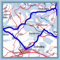 Cycling routes - To Kost, Trosky and to Prachov