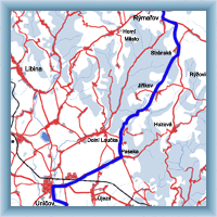 Cycling routes - From Rýmařov to Litovel