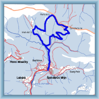 Cycling routes - The circle around Špindlerův Mlýn