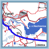 Cycling routes - From Krásný Les to Žatec