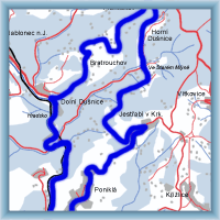 Cycling routes - The circle in Poniklá