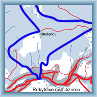 Cycling routes - Circle above Harrachov