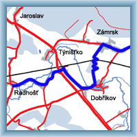 Cycling routes - From Radhošť to Brandýs nad Orlicí